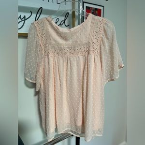 Blush Pink Top